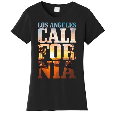 Los Angeles California Retro La Vintage Women's T-Shirt