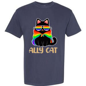 LGBT Ally Cat Be Kind Gay Rainbow Funny LGBTQ Gift Idea Garment-Dyed Heavyweight T-Shirt