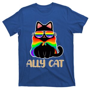 Lgbt Ally Cat Be Kind Gay Rainbow Funny Lgbtq Gift Idea Cute Gift T-Shirt