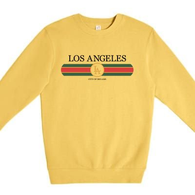 Los Angeles City Of Dreams Premium Crewneck Sweatshirt