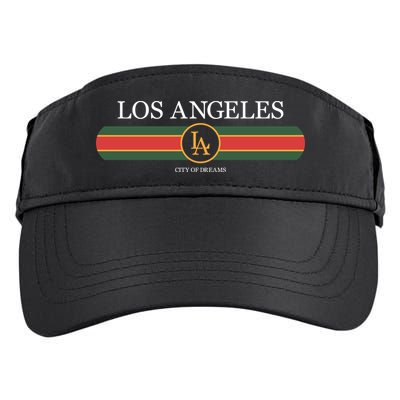 Los Angeles City Of Dreams Adult Drive Performance Visor