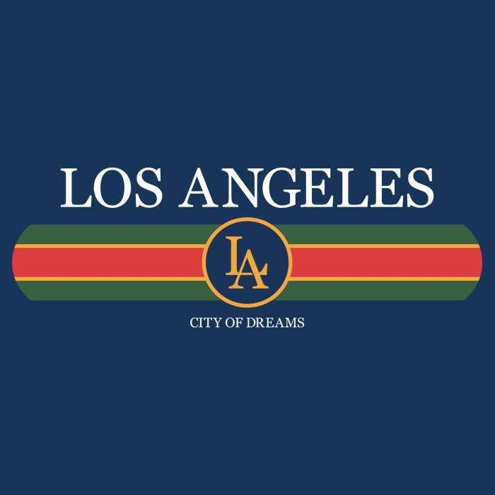 Los Angeles City Of Dreams Tie-Dye T-Shirt