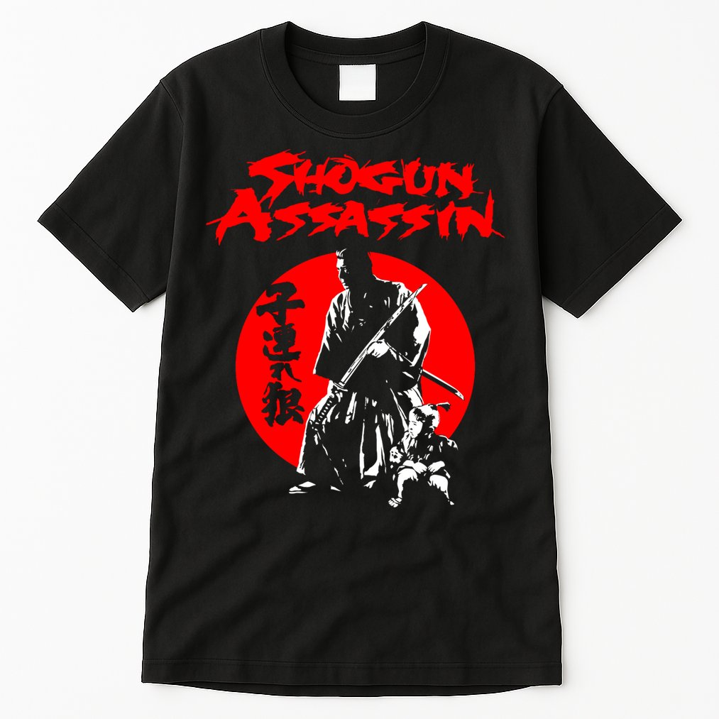 Lonewolf And Cub Aka Shogun Assassin Shintaro Katsu Japanese Classic Samurai Mov Tall T-Shirt