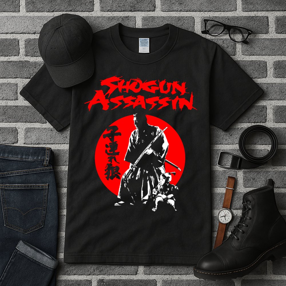 Lonewolf And Cub Aka Shogun Assassin Shintaro Katsu Japanese Classic Samurai Mov Tall T-Shirt
