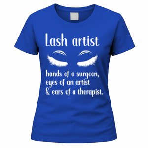 Lash Artist Cute Definition Eyelash Artist Gift Women's T-Shirt