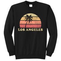 Los Angeles Ca Vintage 70s Retro Throwback Design Sweatshirt