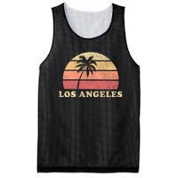 Los Angeles Ca Vintage 70s Retro Throwback Design Mesh Reversible Basketball Jersey Tank