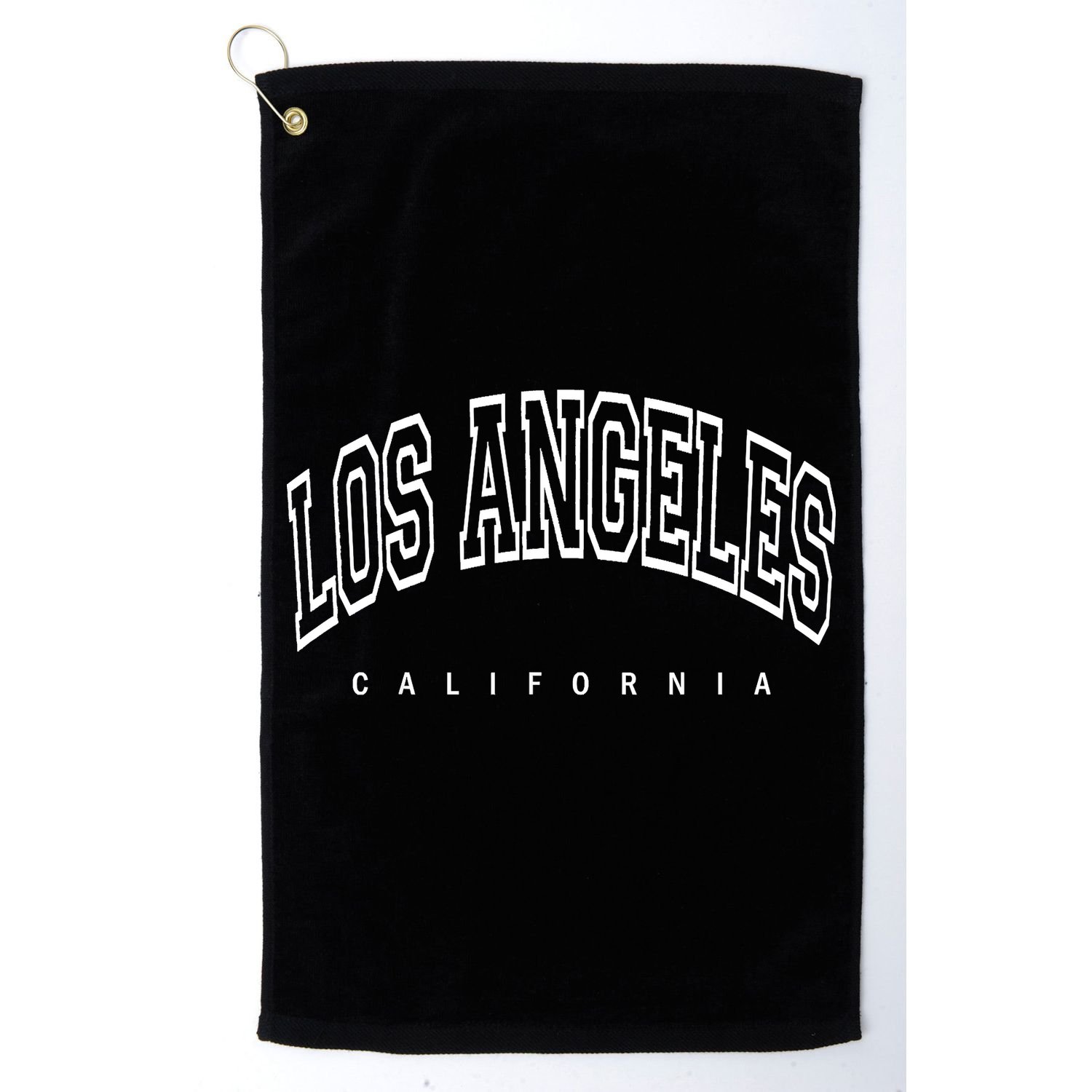 Los Angeles California Throwback Design Classic Golf Towel