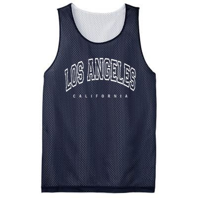 Los Angeles California Throwback Design Classic Mesh Reversible Basketball Jersey Tank