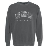 Los Angeles California Throwback Design Classic Garment-Dyed Sweatshirt