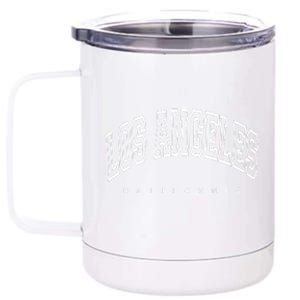 Los Angeles California Throwback Design Classic 12 oz Stainless Steel Tumbler Cup