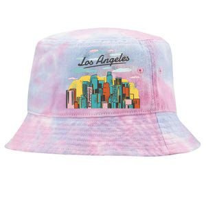 Los Angeles City View Tie-Dyed Bucket Hat