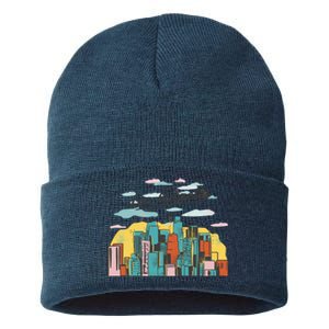 Los Angeles City View Sustainable Knit Beanie