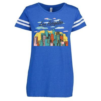 Los Angeles City View Enza Ladies Jersey Football T-Shirt