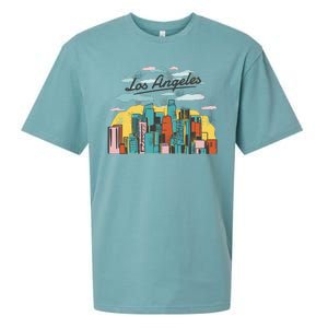 Los Angeles City View Sueded Cloud Jersey T-Shirt