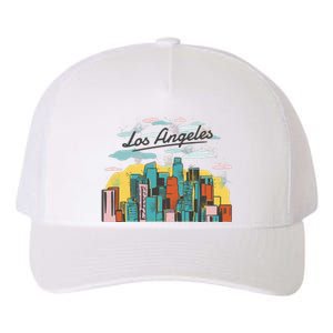 Los Angeles City View Yupoong Adult 5-Panel Trucker Hat