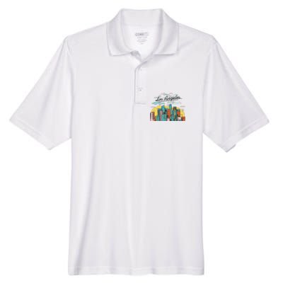 Los Angeles City View Men's Origin Performance Piqué Polo