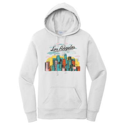 Los Angeles City View Women's Pullover Hoodie