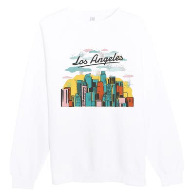 Los Angeles City View Premium Crewneck Sweatshirt