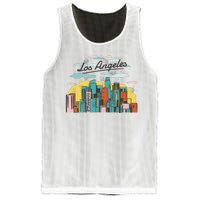 Los Angeles City View Mesh Reversible Basketball Jersey Tank