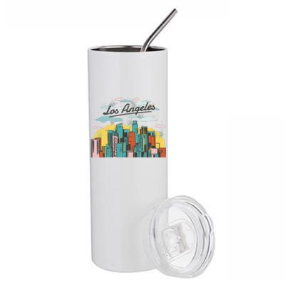 Los Angeles City View Stainless Steel Tumbler