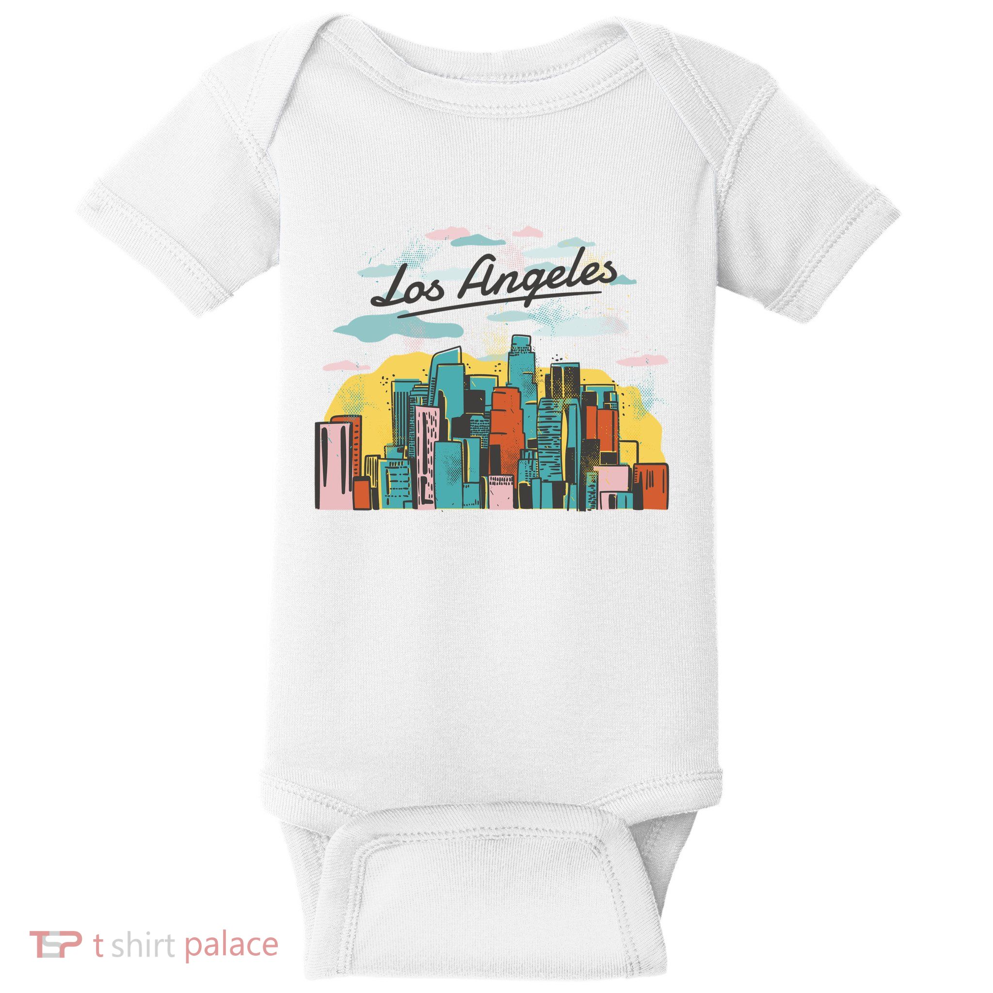 Los Angeles City View Baby Bodysuit