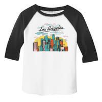 Los Angeles City View Toddler Fine Jersey T-Shirt