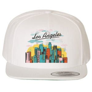 Los Angeles City View Wool Snapback Cap