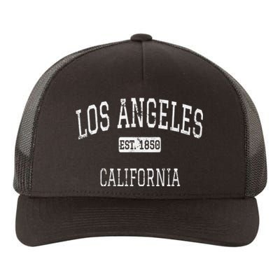 Los Angeles California Ca Vintage Yupoong Adult 5-Panel Trucker Hat