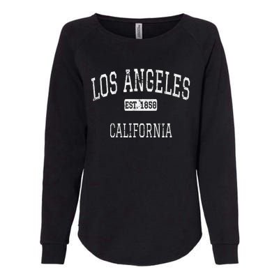 Los Angeles California Ca Vintage Womens California Wash Sweatshirt