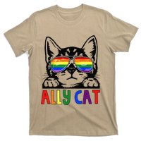 LGBT Ally Cat Be Kind Gay Rainbow Funny LGBTQ Gift Idea T-Shirt