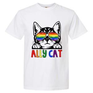 LGBT Ally Cat Be Kind Gay Rainbow Funny LGBTQ Gift Idea Garment-Dyed Heavyweight T-Shirt