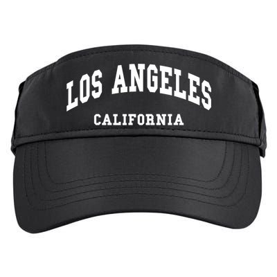 Los Angeles California LA CA Throwback Adult Drive Performance Visor
