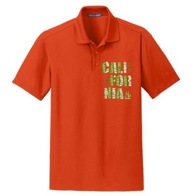 Los Angeles California Lettering Urban Dry Zone Grid Polo