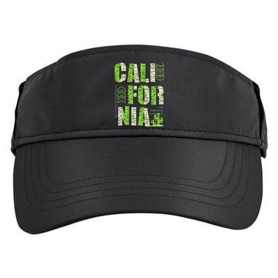 Los Angeles California Lettering Urban Adult Drive Performance Visor