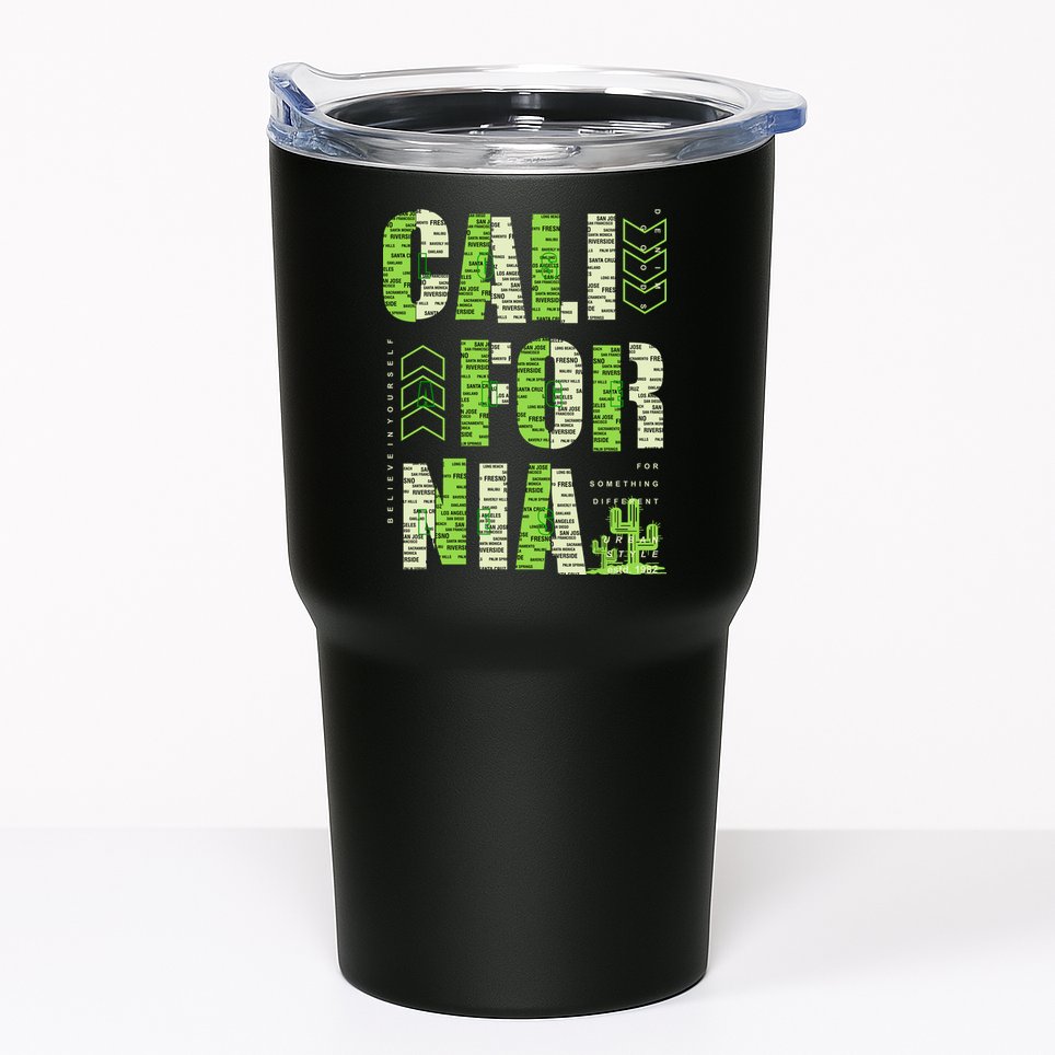 Los Angeles California Lettering Urban Tumbler
