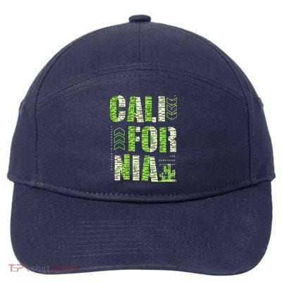 Los Angeles California Lettering Urban 7-Panel Snapback Hat