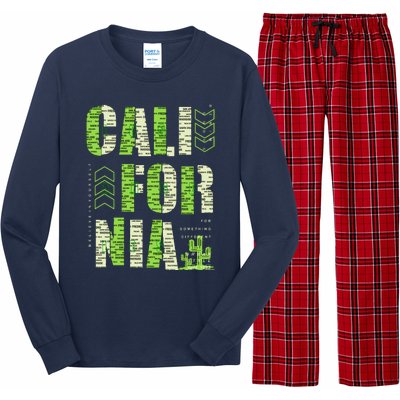 Los Angeles California Lettering Urban Long Sleeve Pajama Set