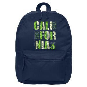 Los Angeles California Lettering Urban 16 in Basic Backpack