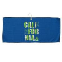 Los Angeles California Lettering Urban Large Microfiber Waffle Golf Towel