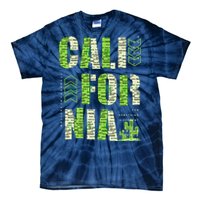 Los Angeles California Lettering Urban Tie-Dye T-Shirt