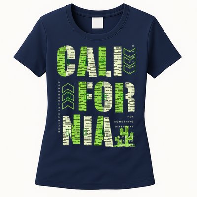 Los Angeles California Lettering Urban Womens T-Shirt