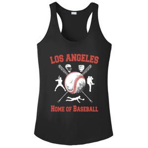 Los Angeles California Baseball Souvenirs Ladies PosiCharge Competitor Racerback Tank