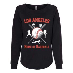 Los Angeles California Baseball Souvenirs Womens California Wash Sweatshirt