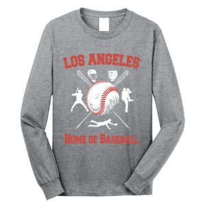 Los Angeles California Baseball Souvenirs Long Sleeve Shirt