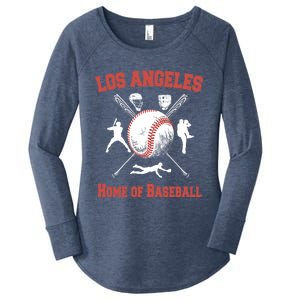 Los Angeles California Baseball Souvenirs Women's Perfect Tri Tunic Long Sleeve Shirt