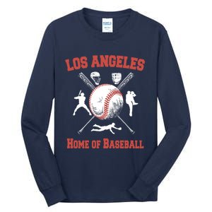 Los Angeles California Baseball Souvenirs Tall Long Sleeve T-Shirt