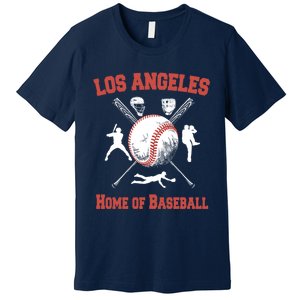 Los Angeles California Baseball Souvenirs Premium T-Shirt