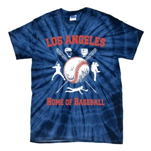 Los Angeles California Baseball Souvenirs Tie-Dye T-Shirt