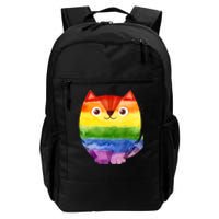 LGBT Allied Cat Be Kind Gay Rainbow Funny LGBTQ Daily Commute Backpack